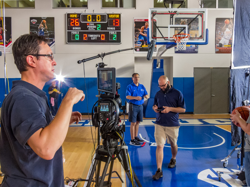 UK HealthCare TV spot in UK's basketball practice facility (2015)