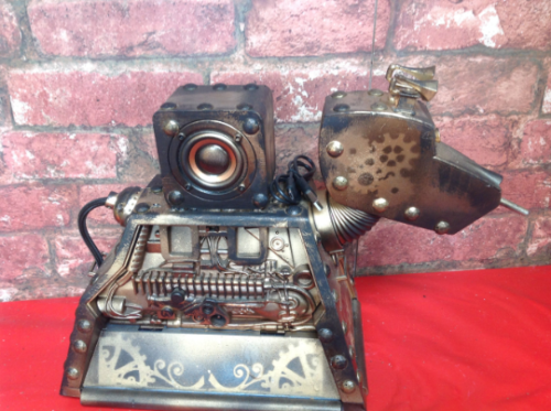 steampunk typewriter